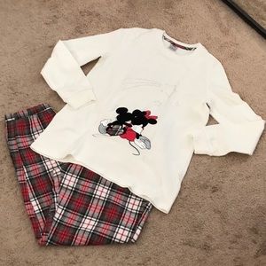 Mickey and Minnie Intimissimi Pajamas L/S and Pants Set